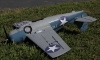 Picture of 5 CH BlitzRCWorks Blue F4F Wildcat RC Warbird Airplane ARF